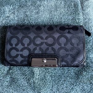 Coach Wallet with removable checkbook case